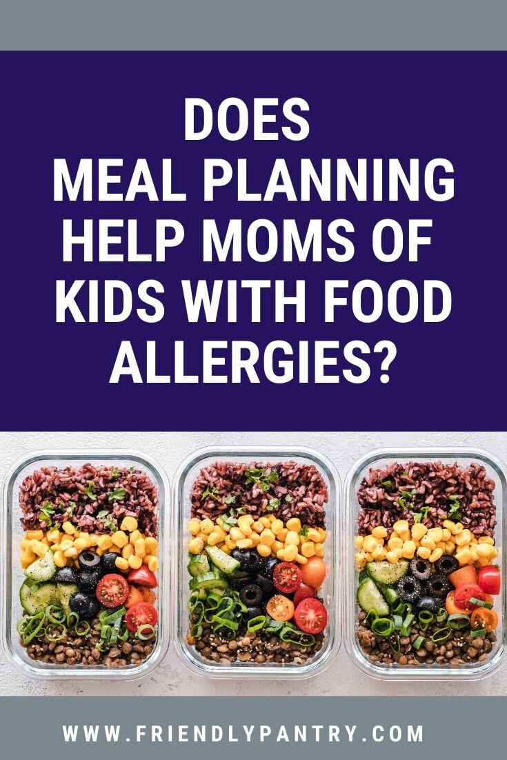 Meal planning for food allergies